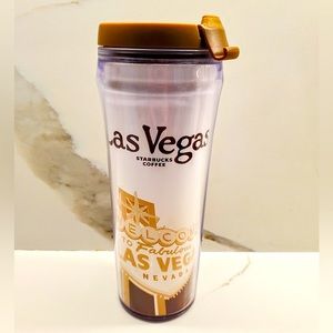 Vintage Starbucks Las Vegas Nevada Insulated Travel Tumbler 2004 Mug Global Icon